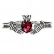 Claddagh By Night Bracelet