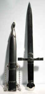 Black Handled Medieval athame