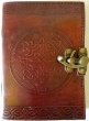 Celtic Knot leather blank book w/ latch