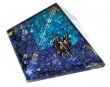 Orgone Aquamarine & Lapis Raphael pyramid 75mm