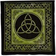 Triquetra book bag  green/black