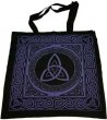 Triquetra purple/black tote bag   18" x 18"