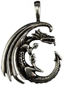 Celtic Dragon amulet