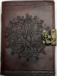 5" x 7" Tree of Life leather w/ latch