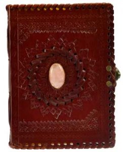 5" x 7" Stone Embossed leather w/ latch