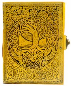 Tree of Life./ River of Knowledge leather w/ latch