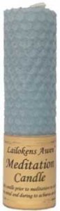 Meditation Lailokens Awen candle  4 1/4"