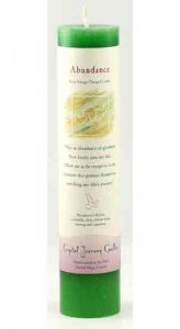 Abundance Reiki Charged Pillar Candle