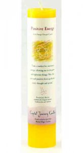 Positive Energy Reiki Charged Pillar Candle