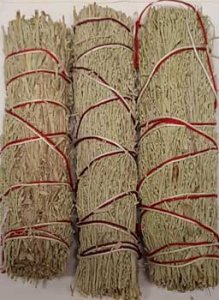 Blue Sage smudge stick 3pk 4"