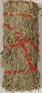 Sage & Cedar smudge stick 5"