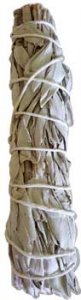 California White Sage smudge stick 7"