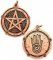 Protection Pectoral talisman  copper color