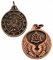 Tetagrammation talisman copper color