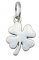 1/2" Lucky Clover amulet