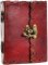 1842 Poetry leather blank book w/ latch 4" x 5"