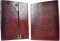 Tree leather blank book w/ latch