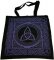 Triquetra purple/black tote bag   18" x 18"