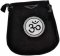 Om Velveteen Black Bag  5"